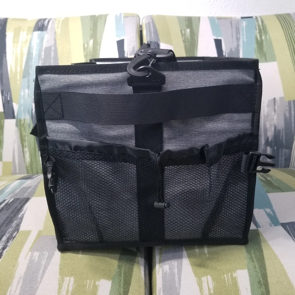 Pacific Coast Trail Portable Condiment Bag Small Car Trunk Storage Case In Gray